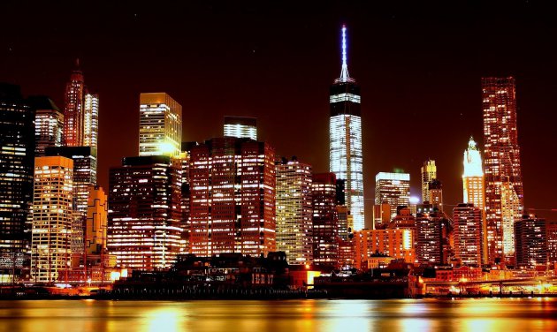 New York's Skyline by Night