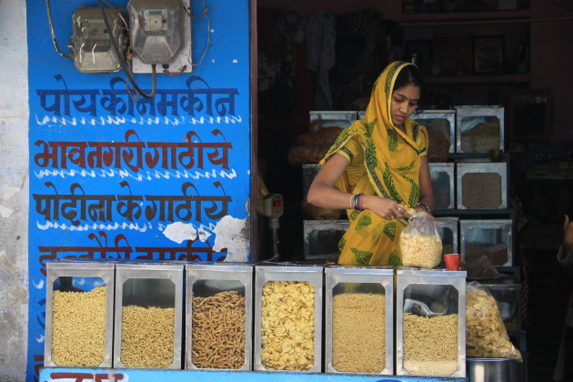 Winkeltje in Udaipur