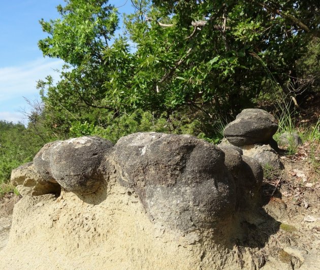 Murion, bizarre vormen in de rots