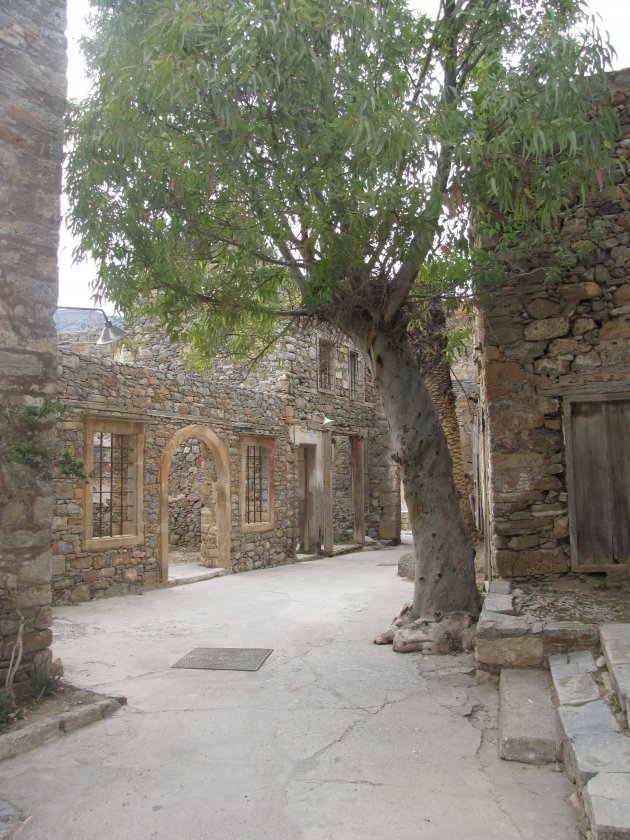 Verlaten dorp op Kreta