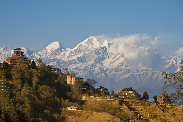 Bergtoppen Himalaya 