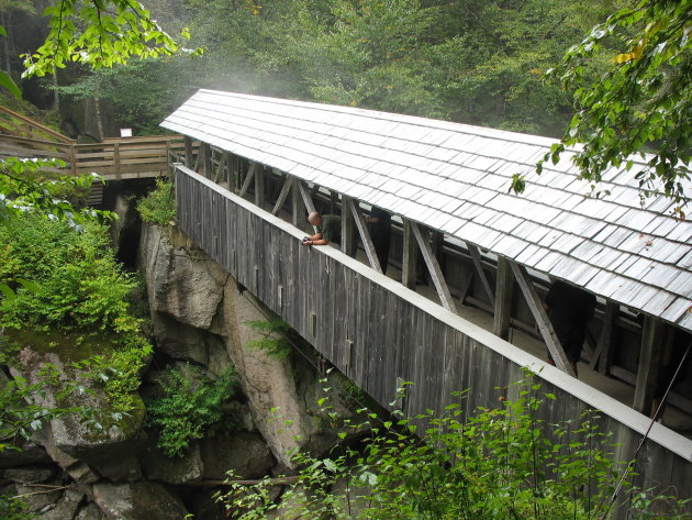 Covered Wooden Bridge