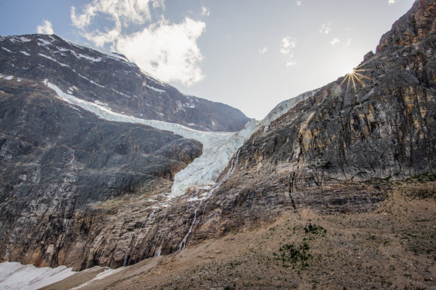 Angel Glacier, een hangende gletsjer