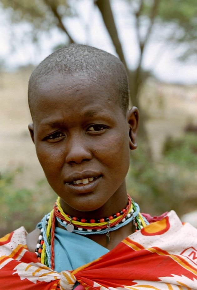 Masai verkoopster