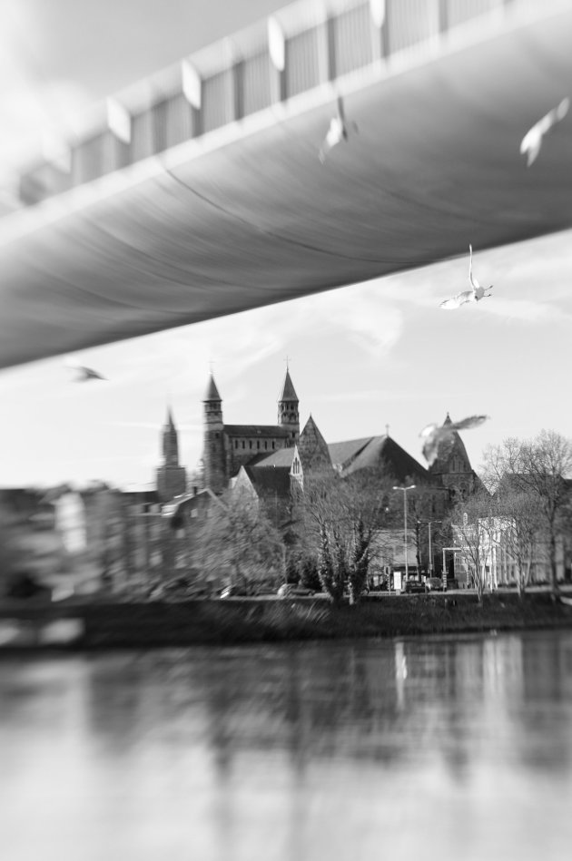 Blik op Maastricht vanuit Wyck