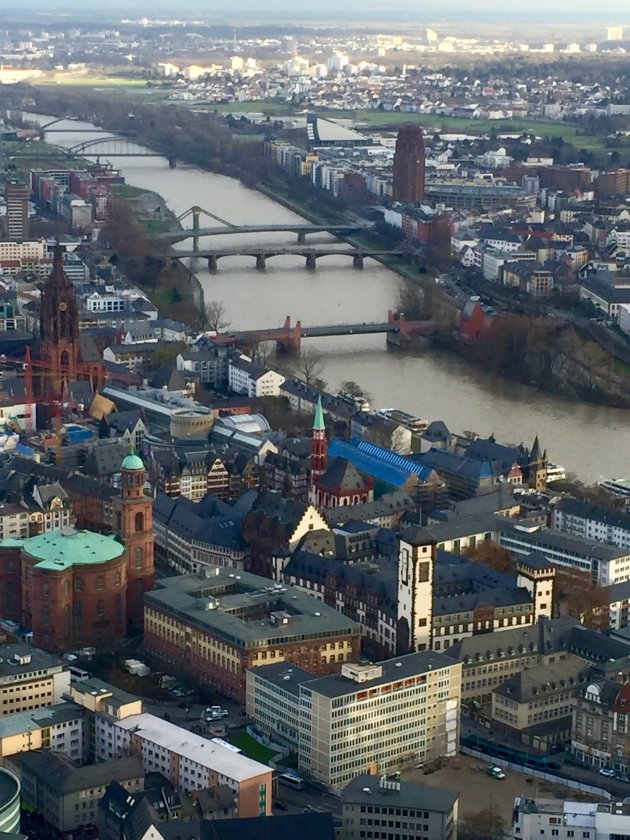 Overzicht Rijnoever Frankfurt