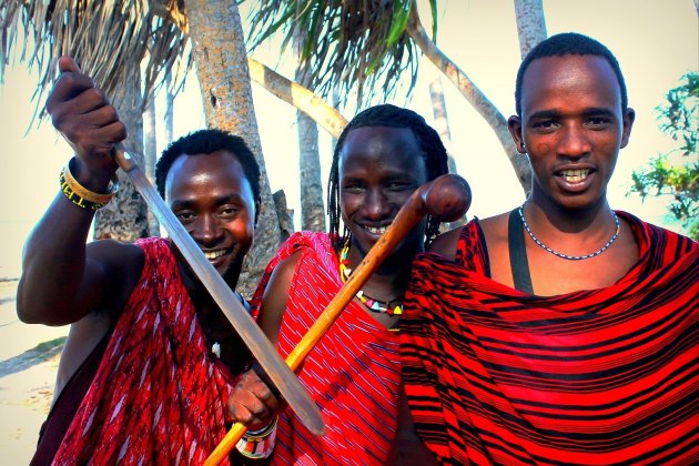 Masaï-Zonen in Jambiani