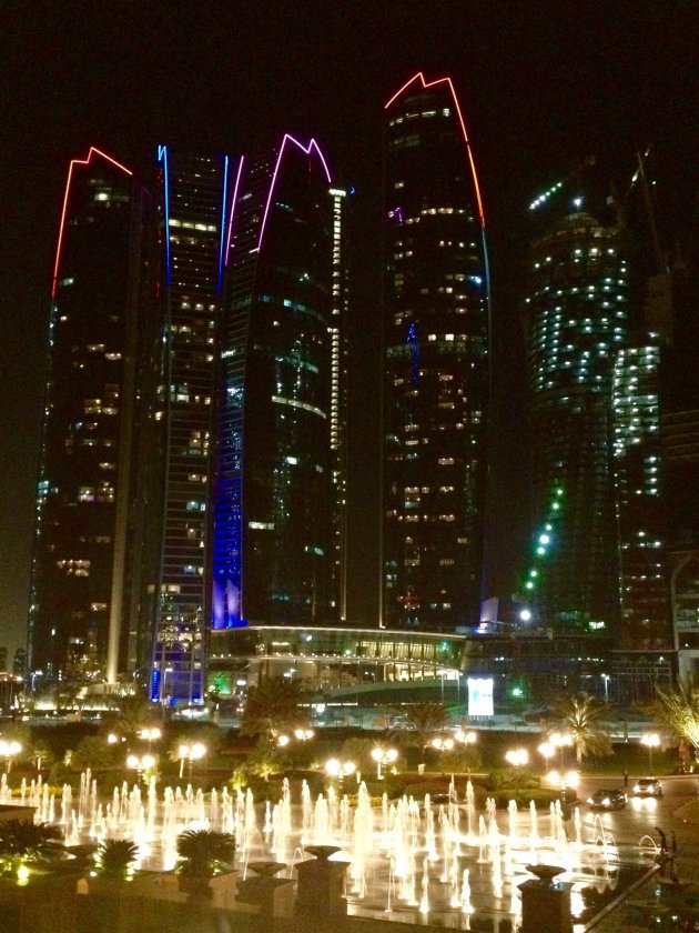 Abu Dhabi by night