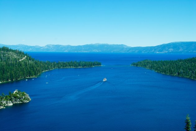 Uitzicht op Lake Tahoe