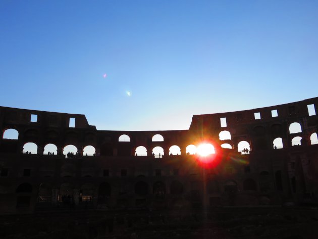 Mooiste tijdstip voor het Colosseum