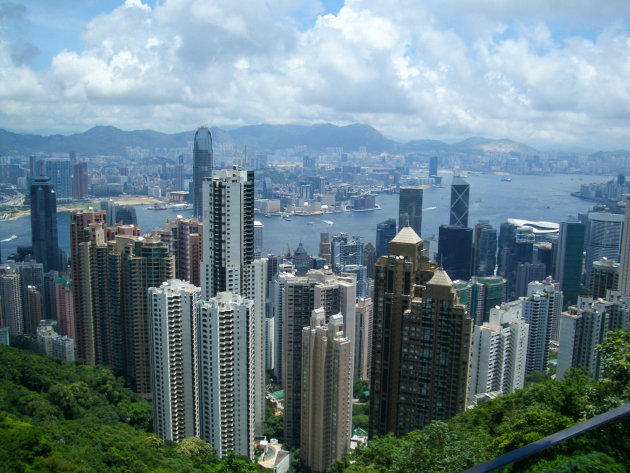Uitzicht op Hong Kong