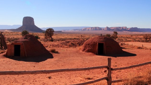 Traditionele woning Navajo's