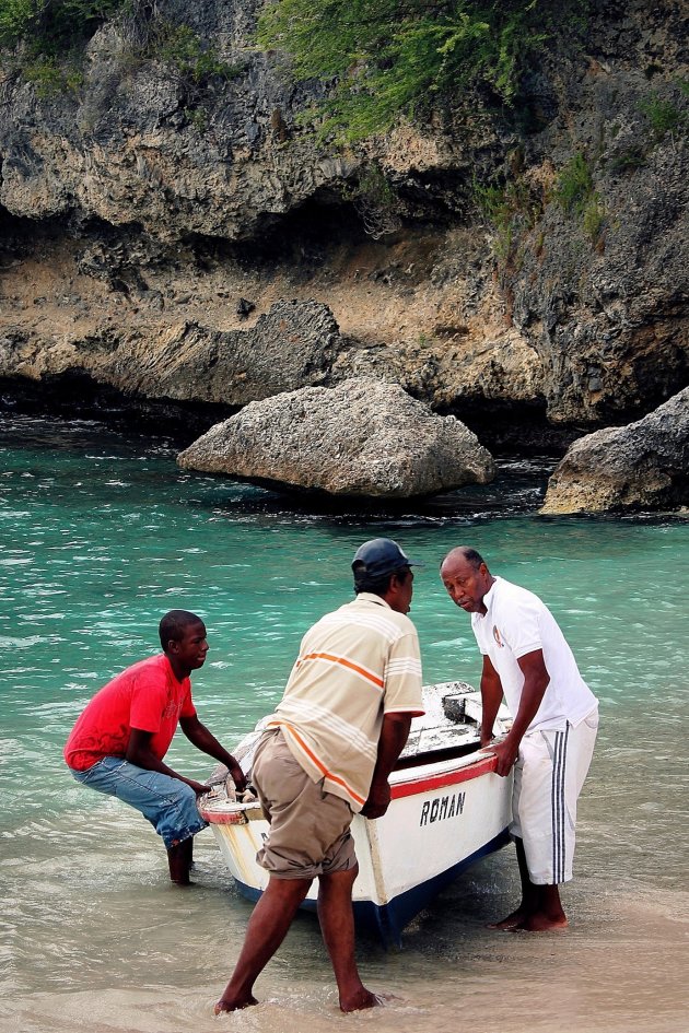 Vissers aan het Werk op Curaçao