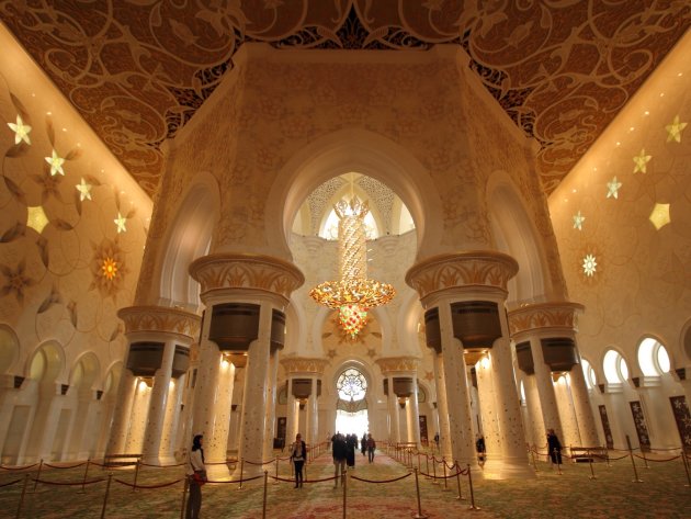 Magische lampen in Abu Dhabi 