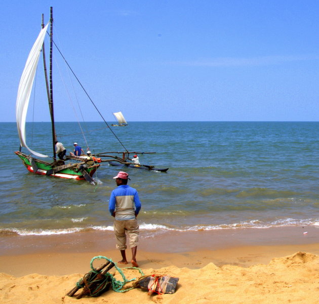 Visvangst in Negombo 
