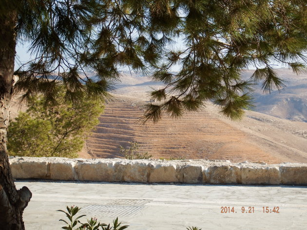 Mount Nebo - Jordanië - uitzicht over het 'net-niet' beloofde land