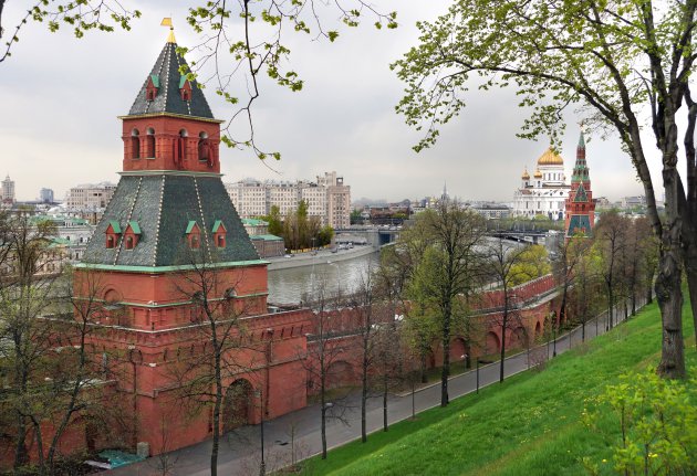 In het Kremlin van Moskou