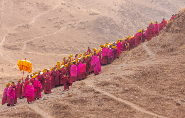 Monniken in Xiahe