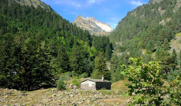 Ongerept Berglandschap in de Pyreneeën