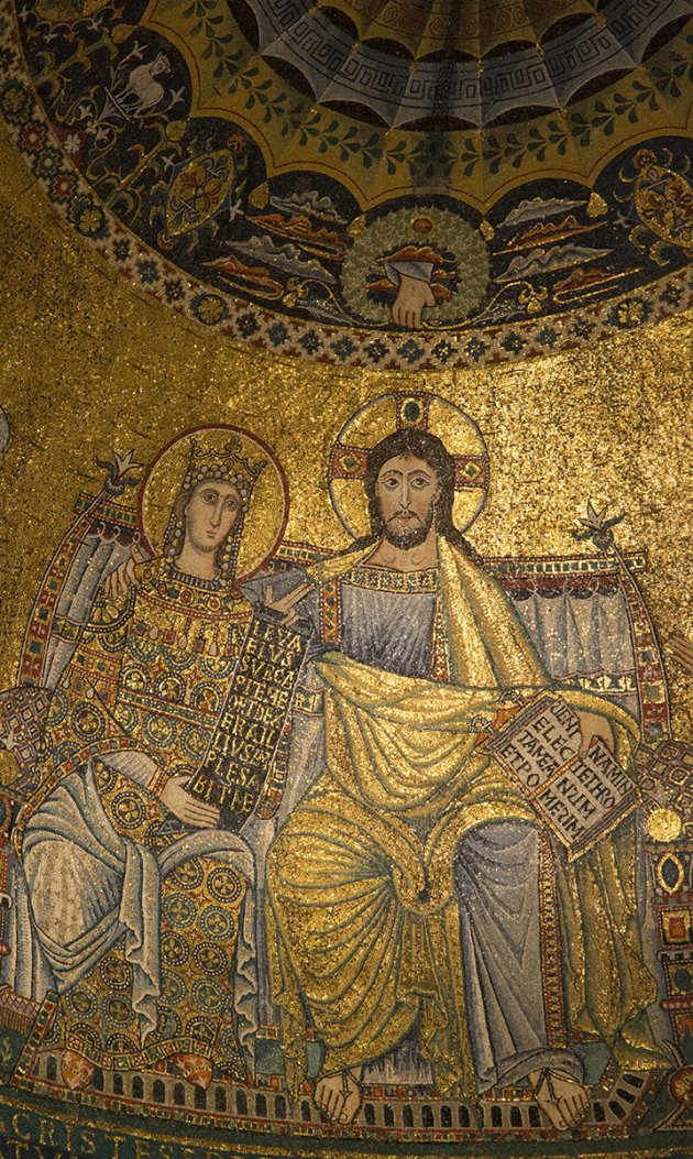 A detail from Basilica di Santa Maria