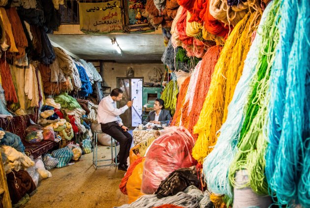 Bazaar van Kashan