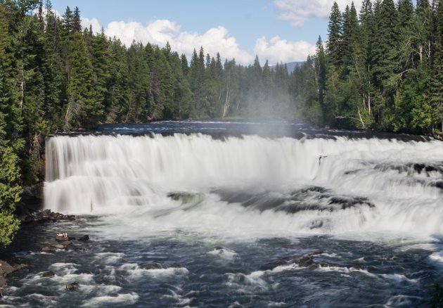 Dawson falls in Wells Grey Provincial Park