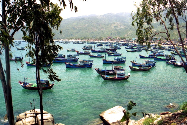  De vissersvloot van Dai Lanh. 