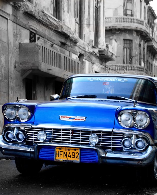 Chevy in Havana Vieja