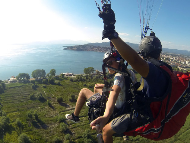 Paragliding Ohrid.