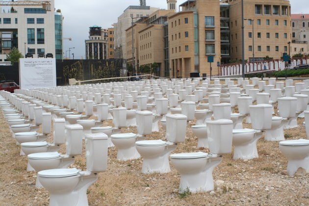 Toiletpotten in Beiroet