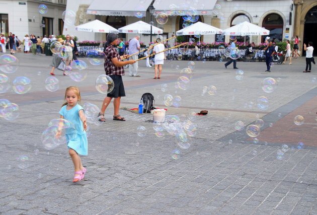 Zeepbellen vangen