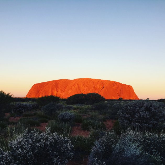 De aantrekkingskracht van Australië is Uluru