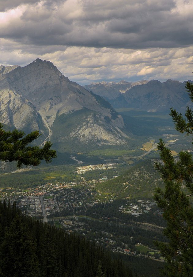Uitzicht op Banff !