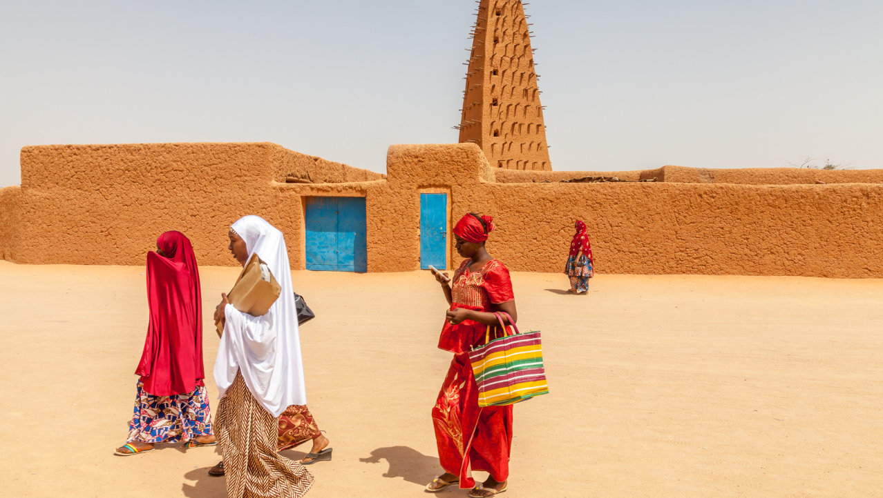 De Grote Moskee van Agadez