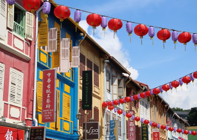 Colorful Chinatown in Singapore