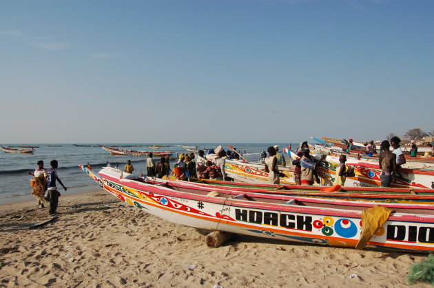 Gambia Vissers boten.