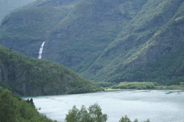 Het natuurschoon van de Geirangerfjord, Noorwegen