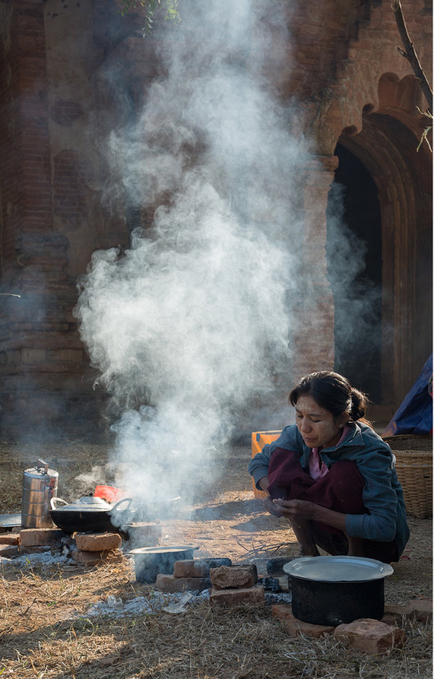 Camping in Bagan