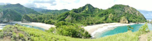 Panorama van Koka beach