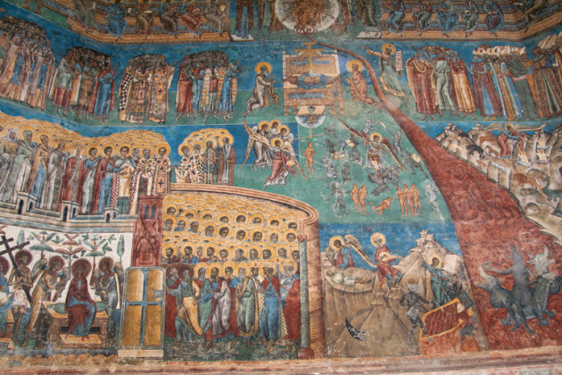 Beschilderde kloostermuur