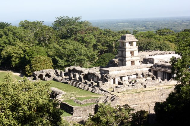Palenque Tempel Overview