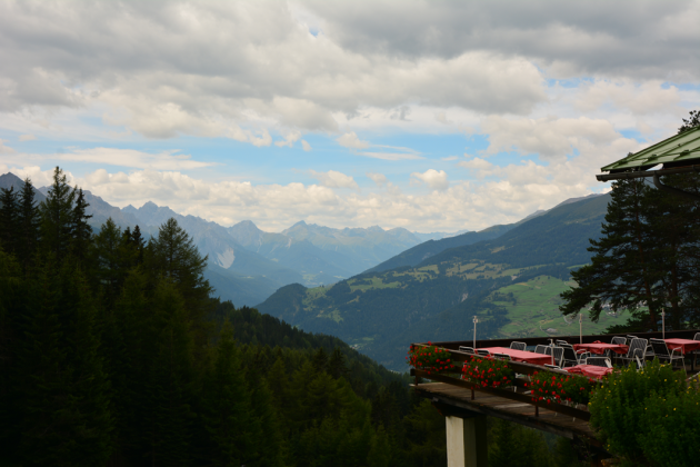 Uitzicht op Zwitserland