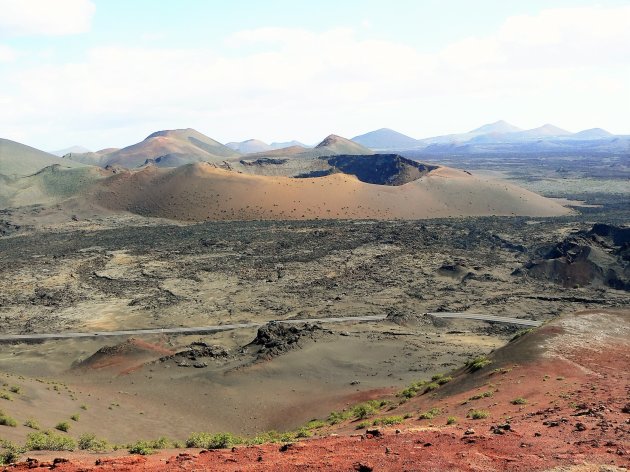 Vulkaanlandschap op Lanzarote