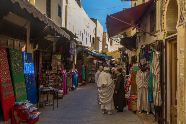 Een straatje in Fez