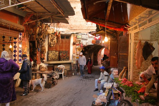 De steegjes van Marrakech