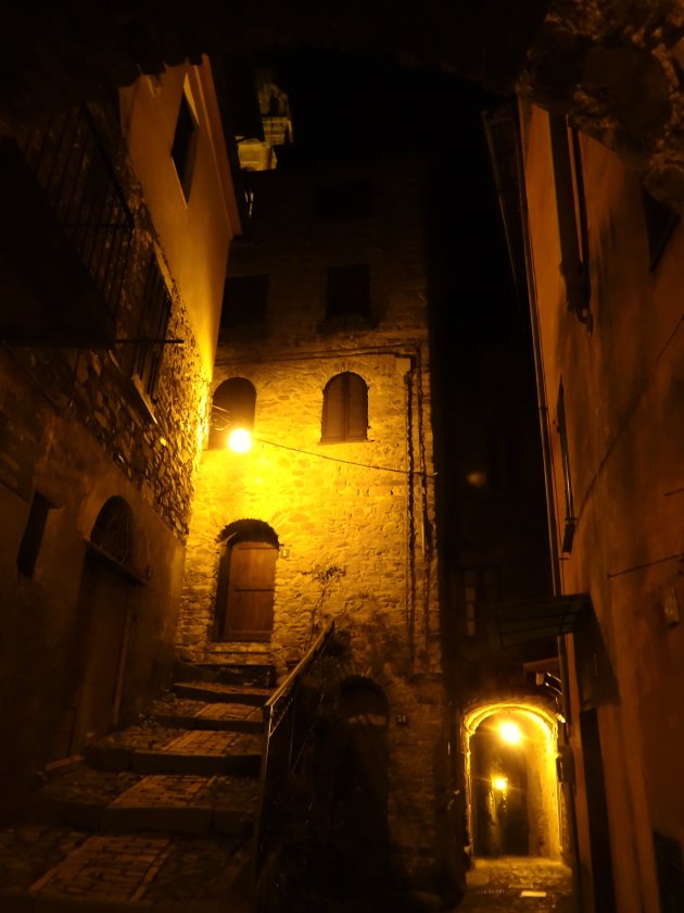 Montalto Ligure by night