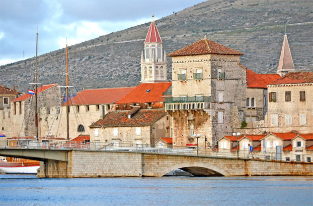 De stad Trogir in Kroatië 