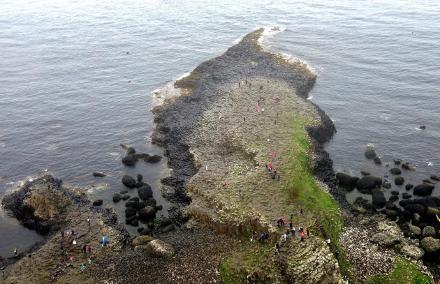 Giant's Causeway vanaf de Nose