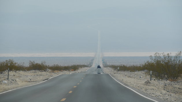 Road to Heaven through Death Valley National Park. 
