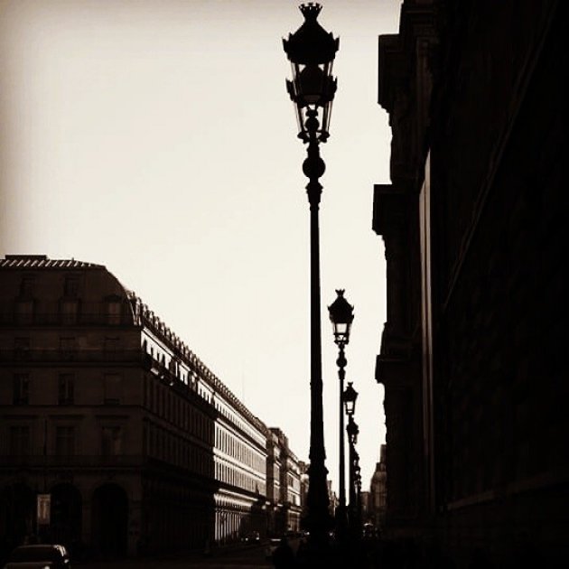 Een straat in Parijs